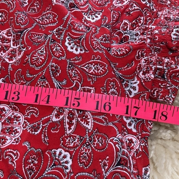 Chaps red elastic collar top size L - Picture 8 of 9